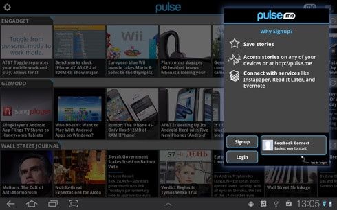 Samsung Galaxy Tab 10.1 - Pulse
