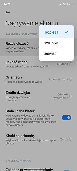 nagrywanie ekranu