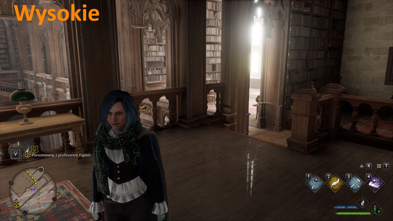 Hogwarts Legacy - ustawienia wysokie