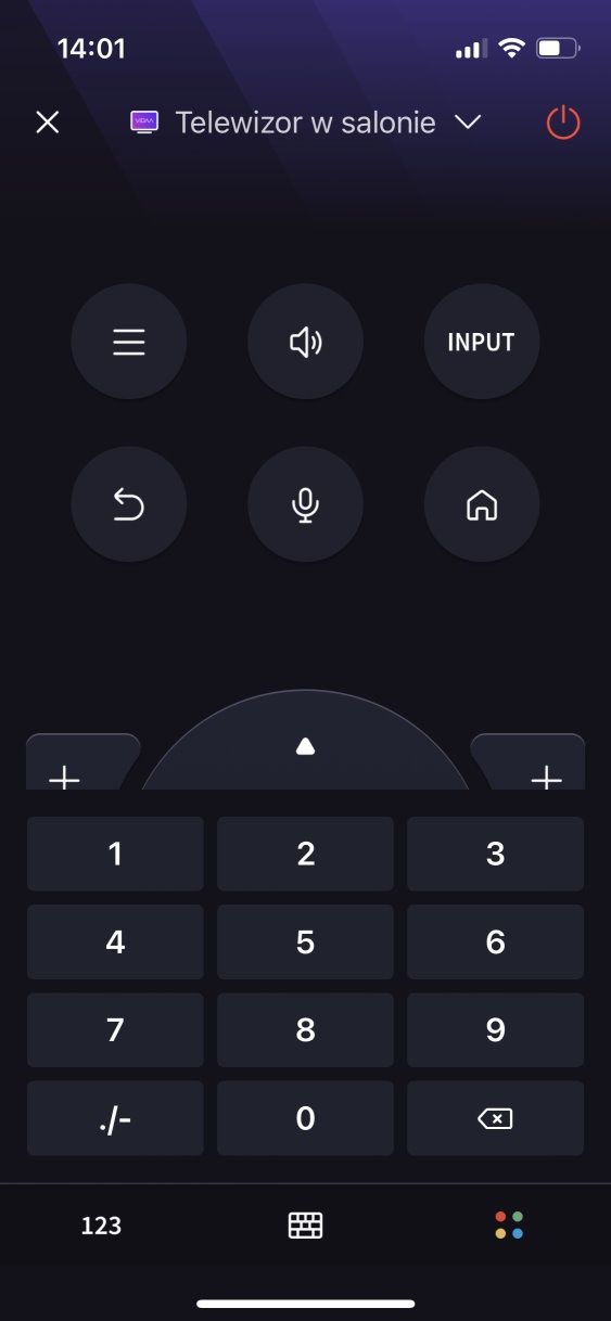 Hisense 65U7HQ - aplikacja mobilna 3