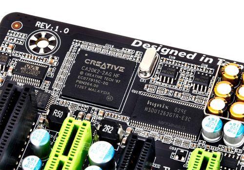 układ dźwiekowy Creative w płycie gł&oacute;wnej Gigabyte G1.Assassin 2