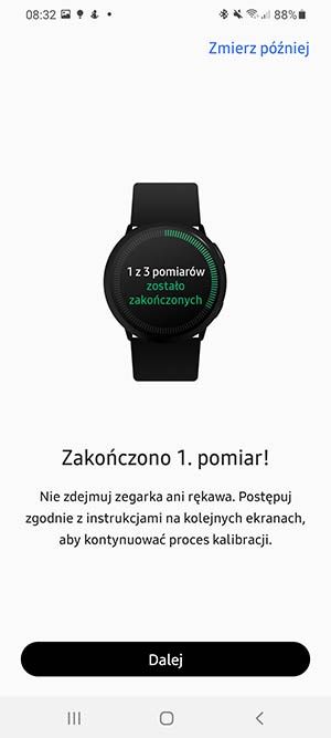 wykonaj pomiar jeszcze dwa razy