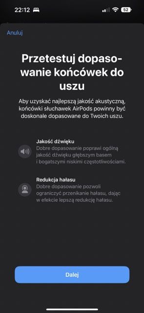 dopasowanie AirPods Pro 2