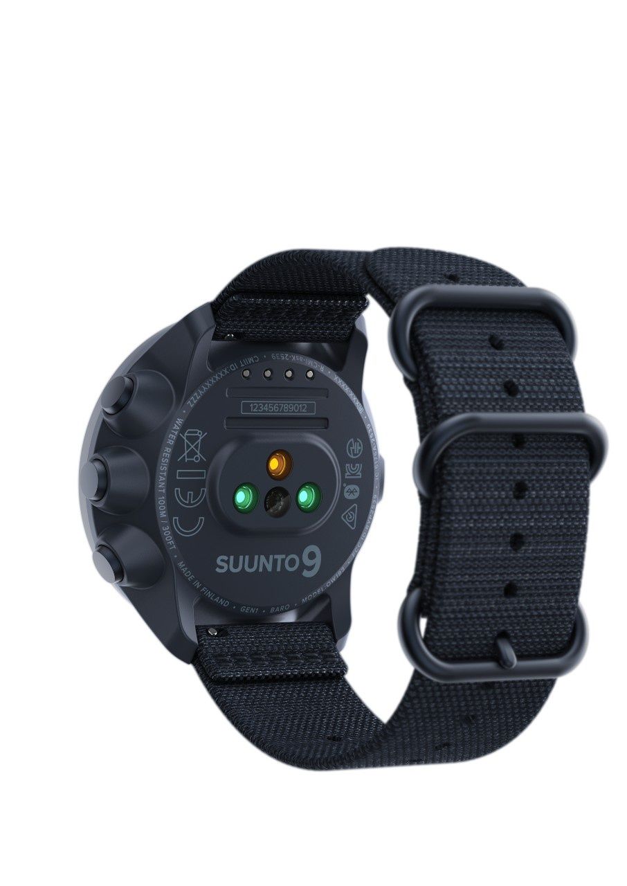 Suunto 9 Baro Titanium - tył urządzenia