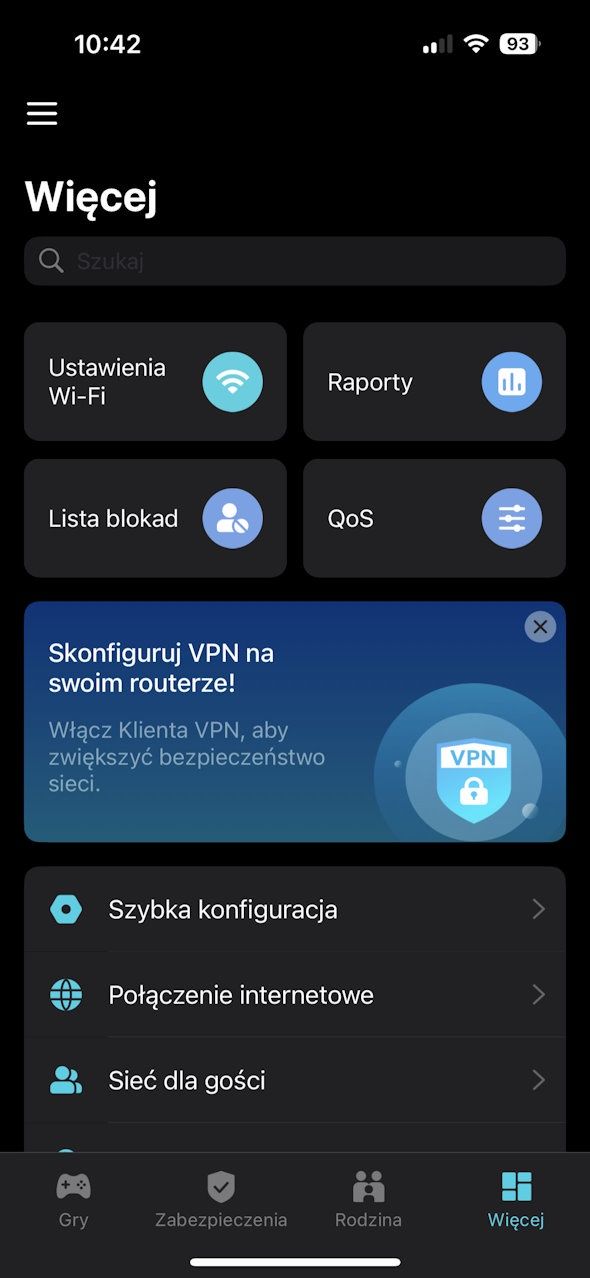 TP-Link Archer GE800 - aplikacja mobilna konfiguracja 13