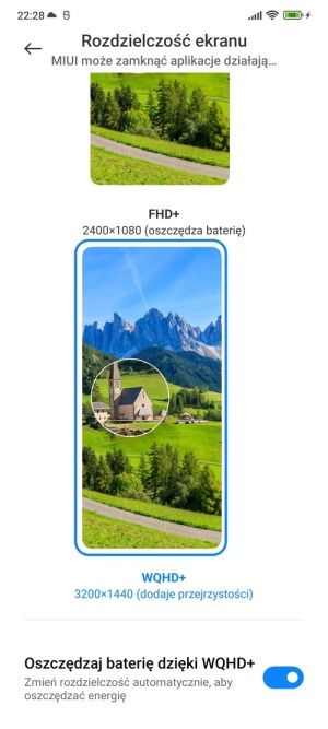 smartfon rozdzielczość