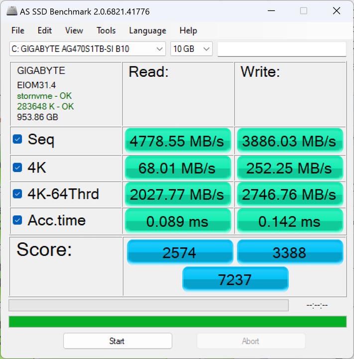 Gigabyte AERO 16 OLED - 3DMARK CPU PROFILE
