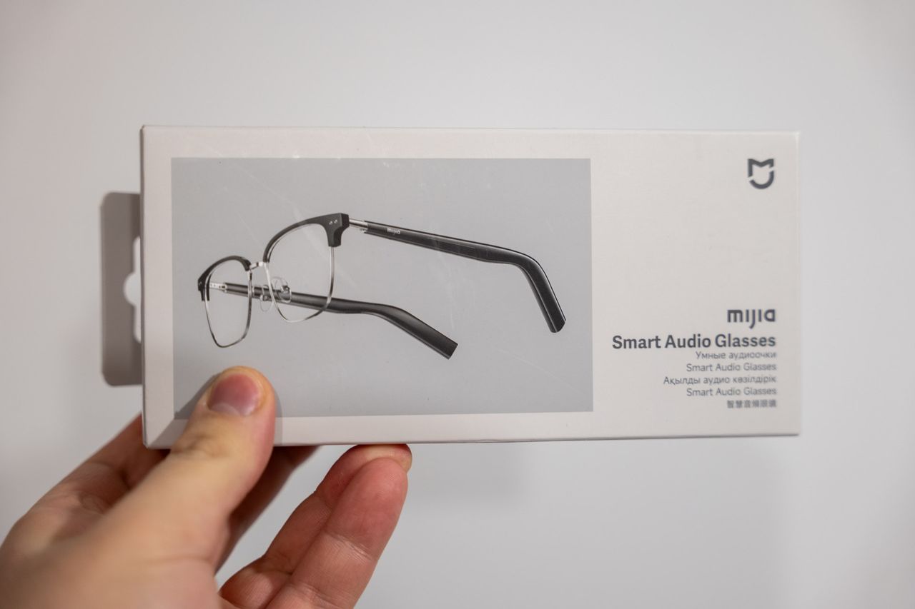 Xiaomi Mijia Smart Audio Glasses pudełko