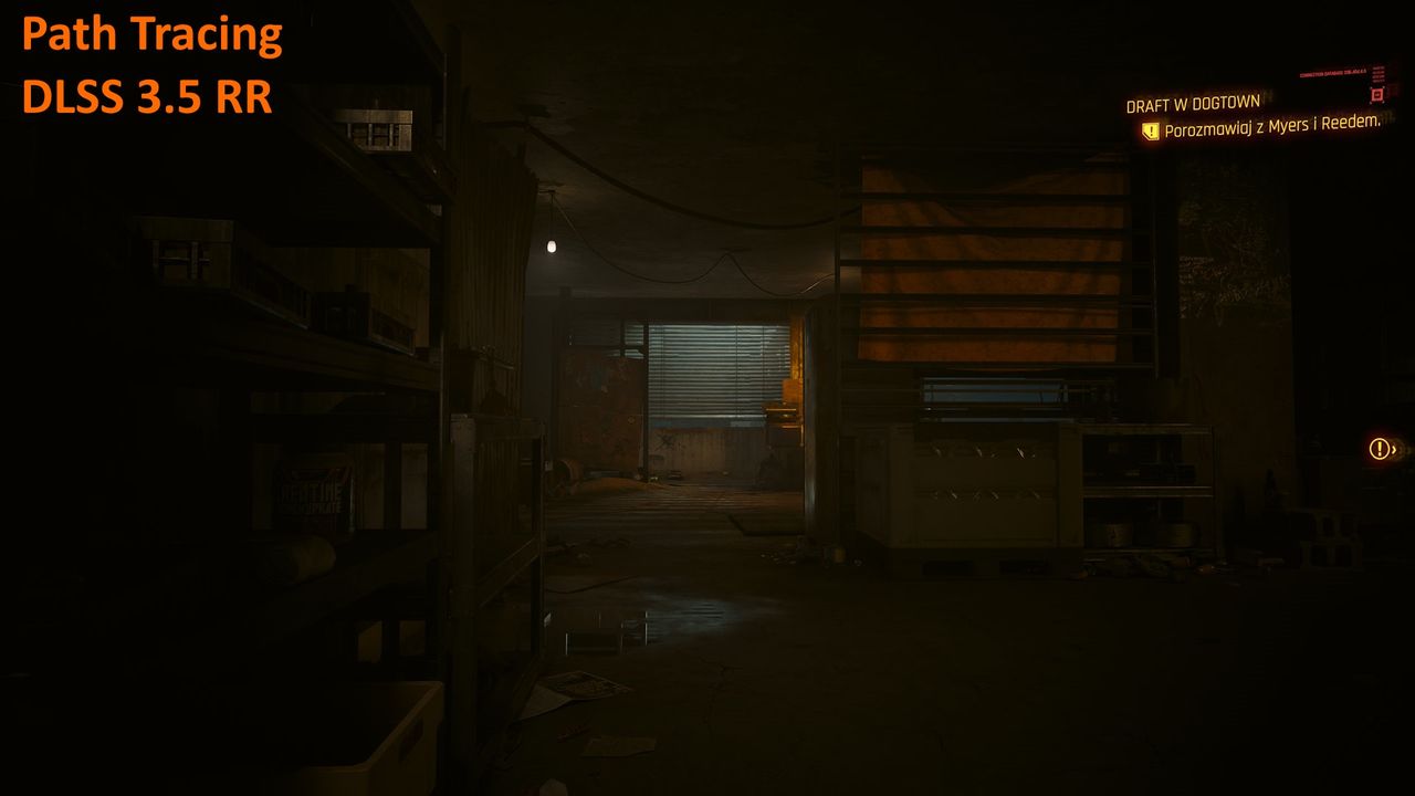 Cyberpunk 2077 2.0 - porównanie nr 3 - Path Tracing + DLSS RR