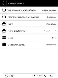Ustawienia systemowe