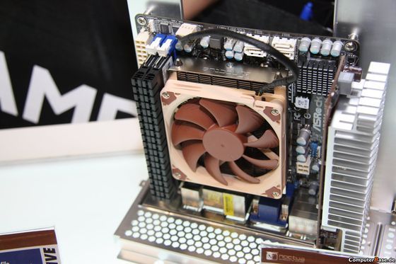 Noctka cooler Low Profile prototyp zdjęcie montaż