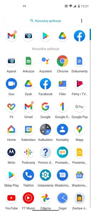 Motorola Moto G100 system