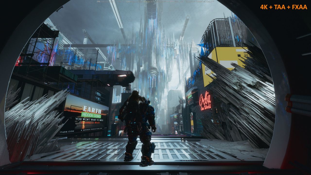 Pragmata - 4K + TAA + FXAA