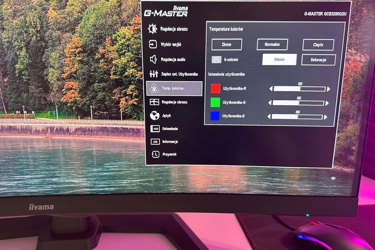 iiyama G-Master GCB3280QSU Red Eagle - OSD 3
