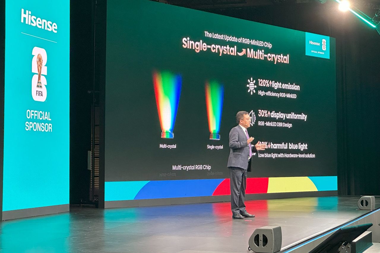 Prezentacja Hisense na IFA 2025 - RGB-MiniLED 1