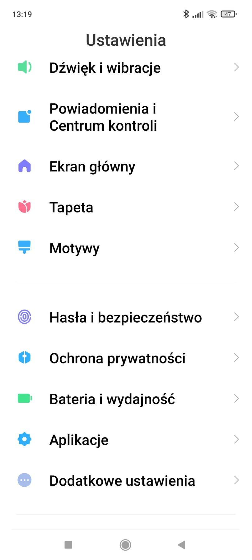 Ustawienia