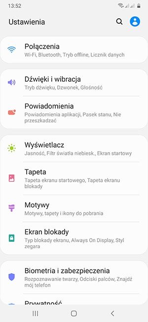 ustawienia