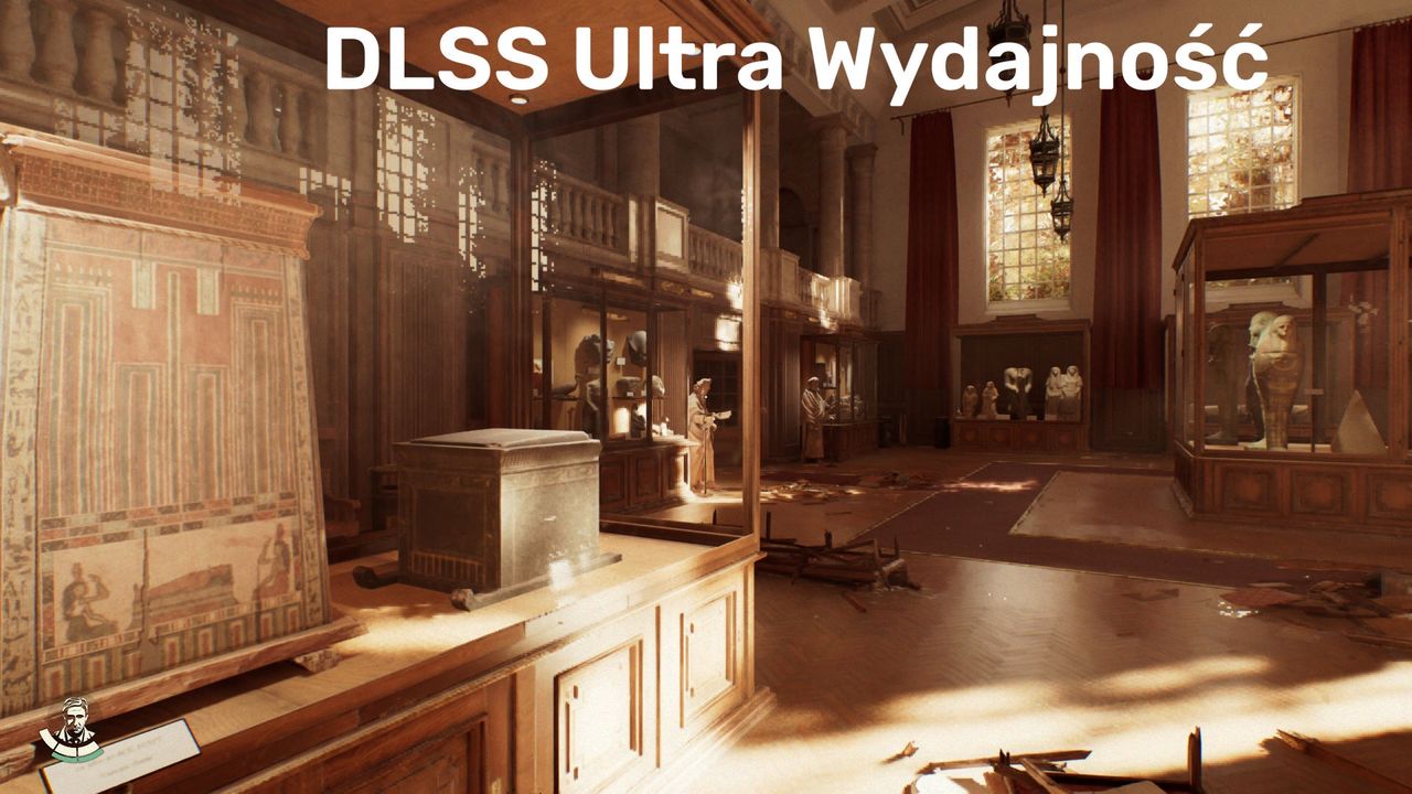 Indiana Jones i Wielki Krąg - Porownanie upscalingu - DLSS Ultra Wydajność