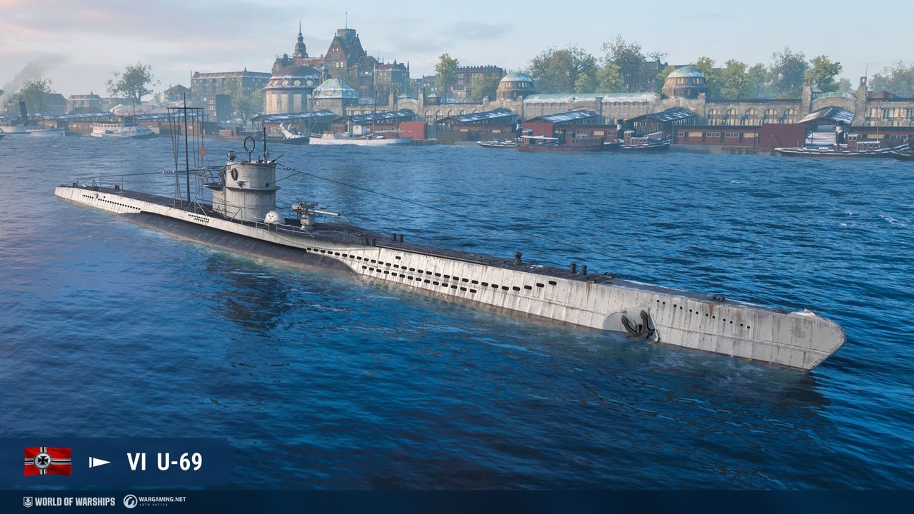 World of Warships - okręt podwodny U-69