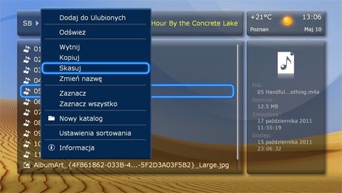 Dune HD Duo - interfejs urządzenia