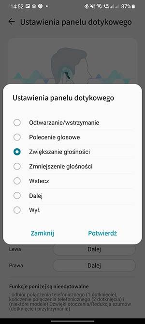 LG Tone Free aplikacja na telefon
