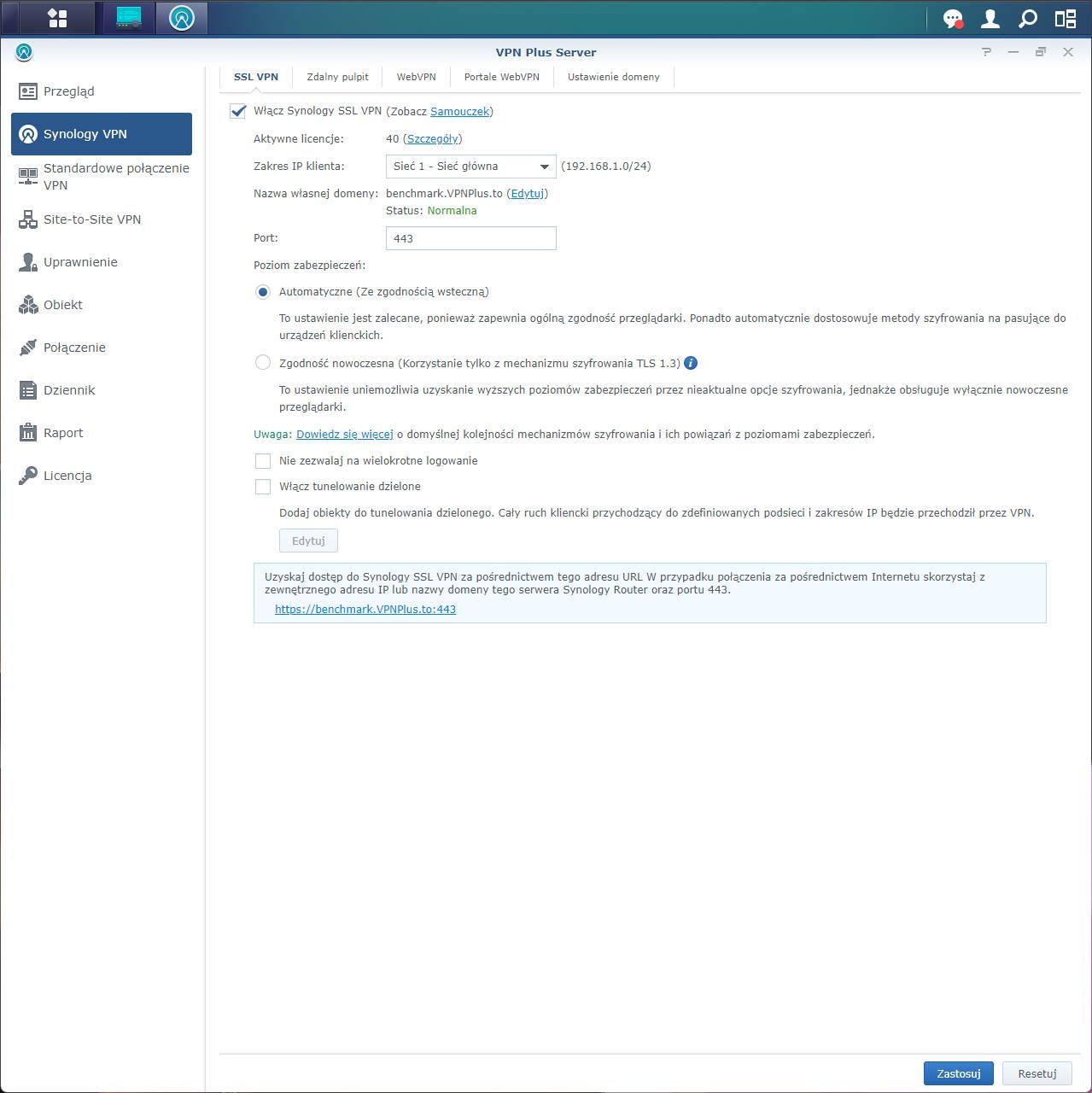 Synology RT6600ax - VPN 1/2