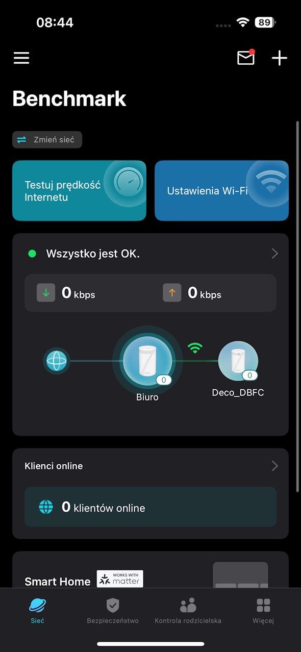 TP-Link Deco BE65 - konfiguracja w aplikacji Deco 1
