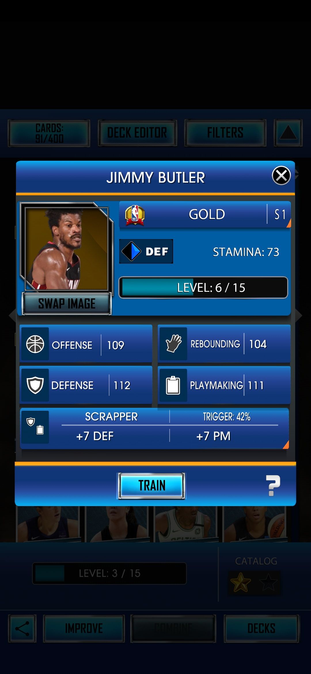 NBA SuperCard zawodnicy