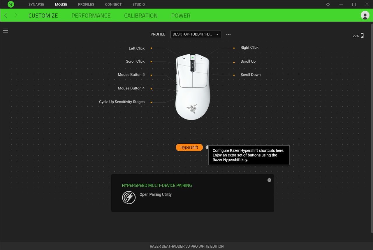 Razer DeathAdder V3 Pro - programowanie przycisków
