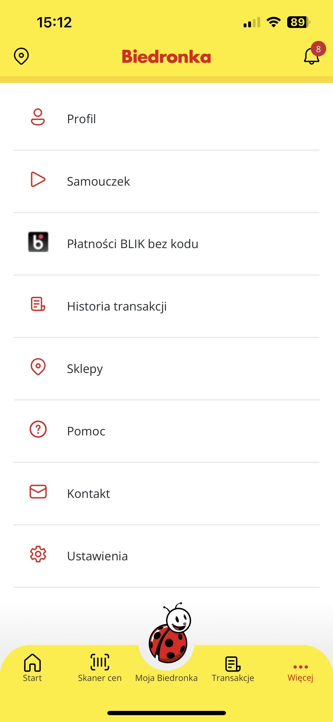 Aplikacja Moja Biedronka