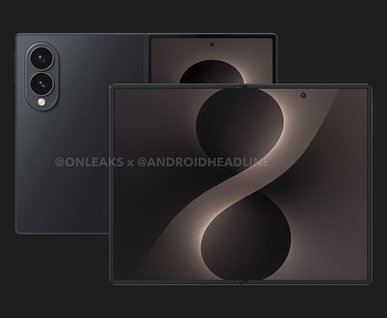 Galaxy Z Fold 8 i Galaxy Z Fold 8 Ultra - wizualizacje na podstawie przecieków