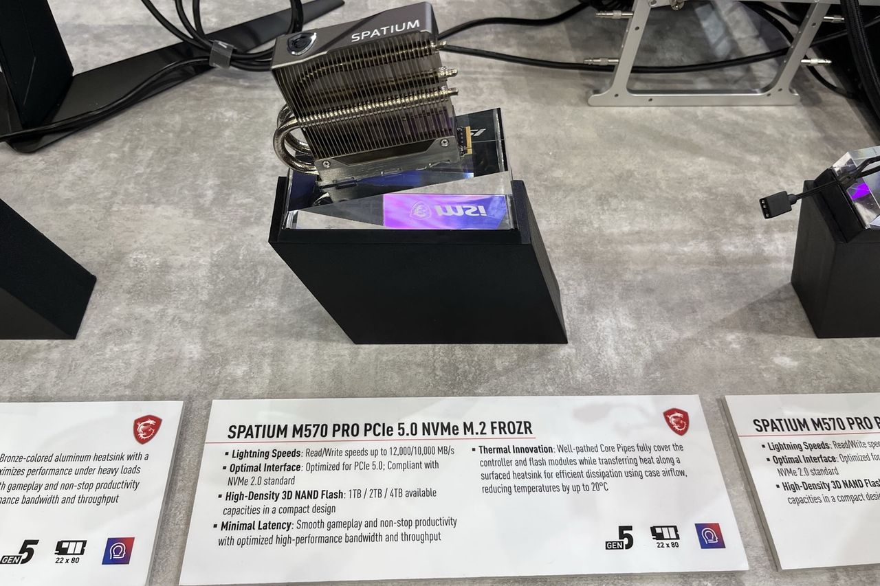 MSI na Computex 2023 - Spatium M570 PRO FROZR