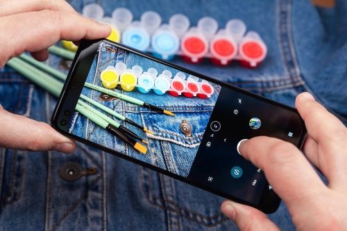 Motorola Moto G100 aparat aplikacja