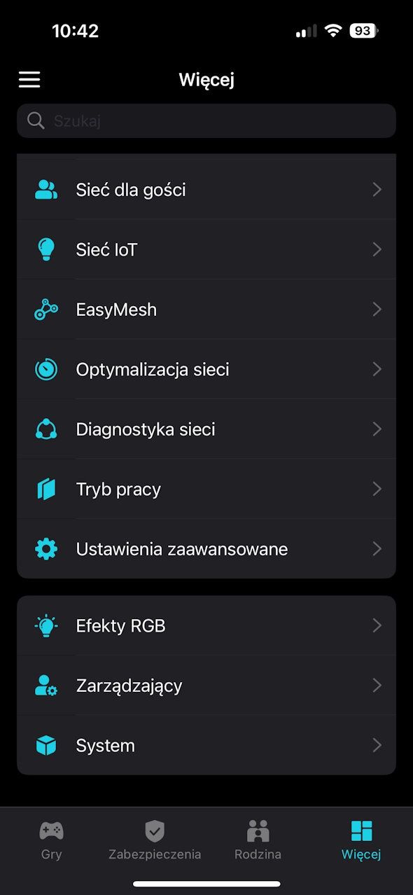 TP-Link Archer GE800 - aplikacja mobilna konfiguracja 14
