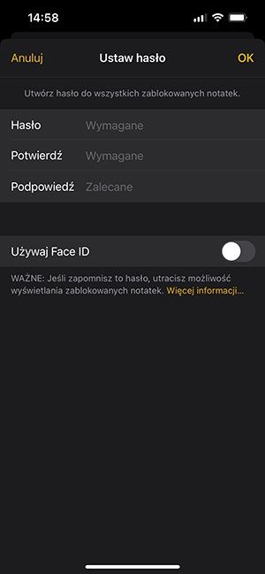 skanowanie aparatem do PDF w iPhone