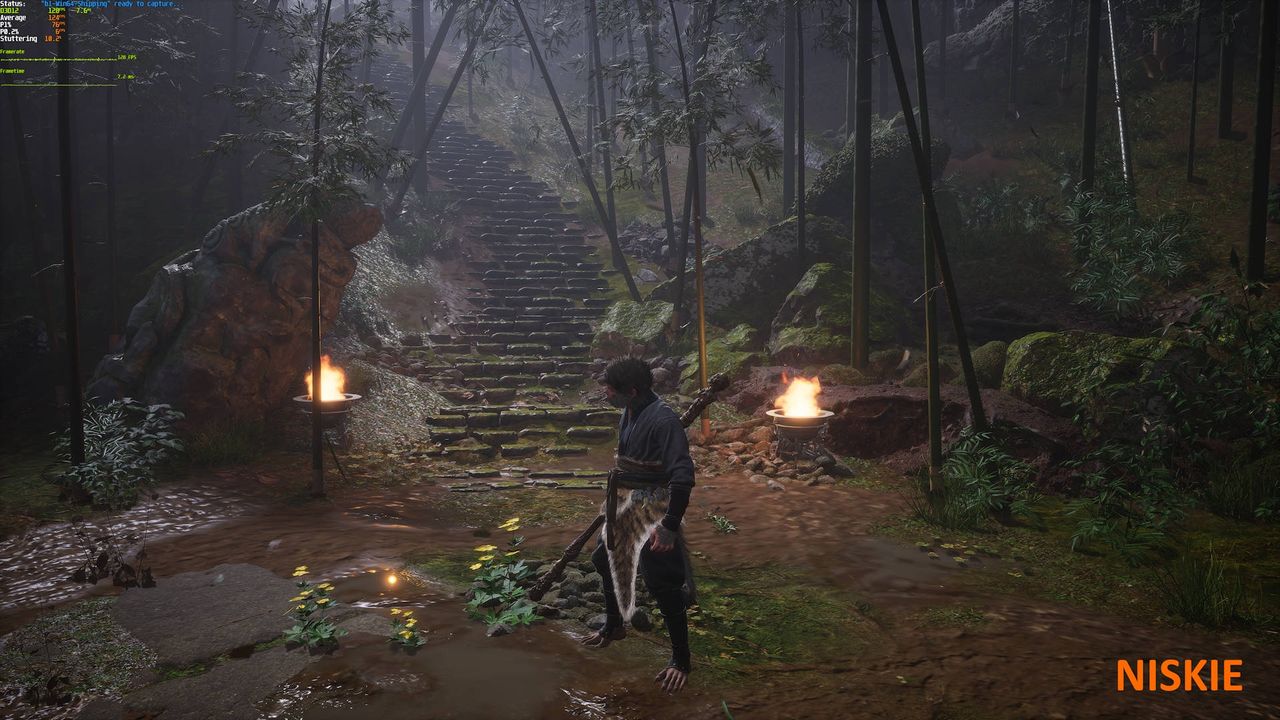 Black Myth Wukong - porównanie 4 - ustawienia niskie