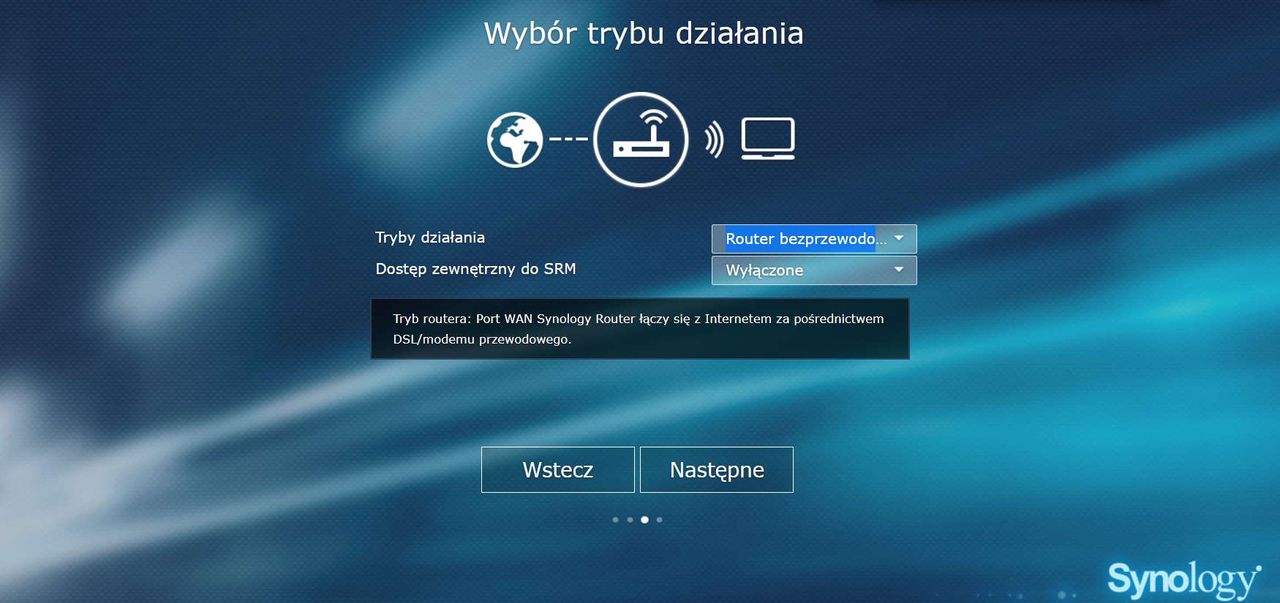 Synology RT6600ax - konfiguracja 2/3