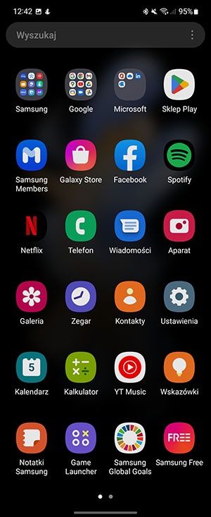 One UI 4.1 aplikacje