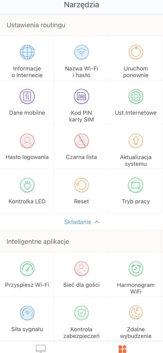 Tenda 4G07 - aplikacja 2/3