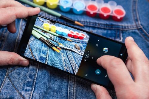 Motorola Moto G100 aparat aplikacja