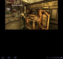 Sony Tablet P - shadowgun