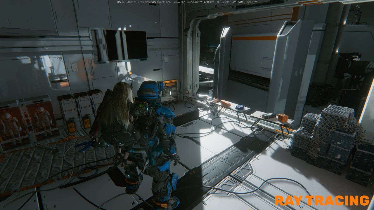 Pragmata - Porównanie 1 - Ray Tracing