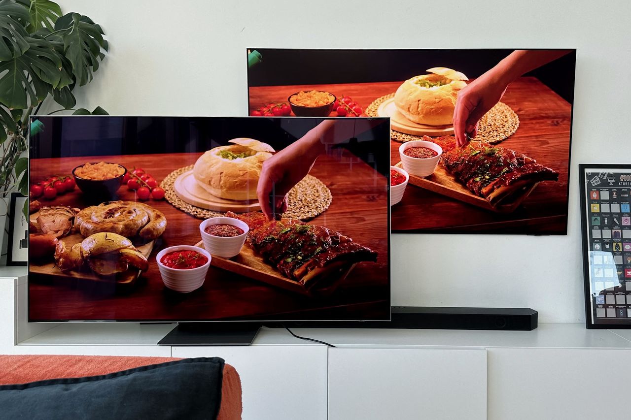 Samsung OLED S95D - porównanie z S95B z błyszczącą powłoką nr 6