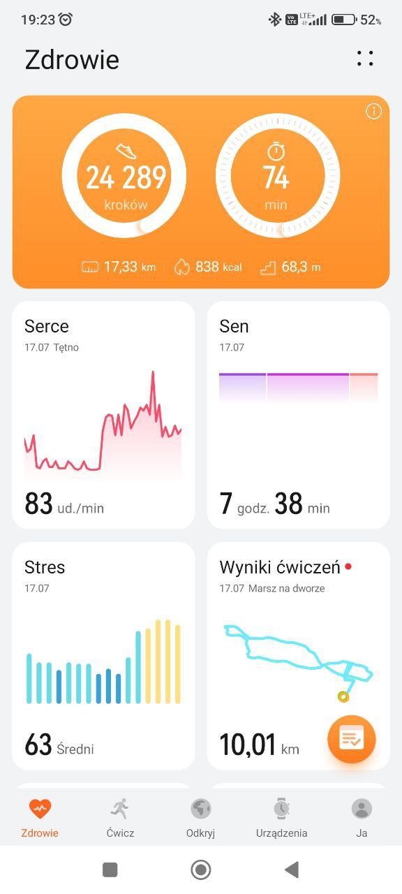 Aplikacja Zdrowie 1