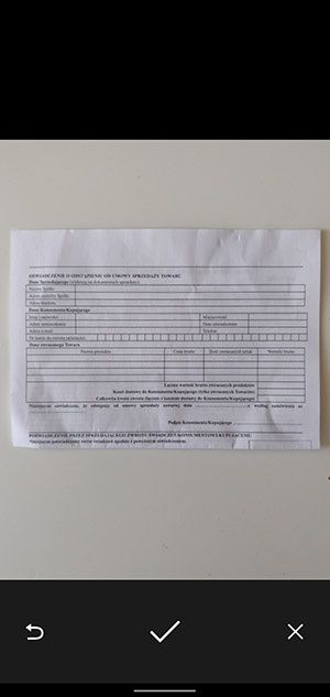 skaner OCR w Google Keep