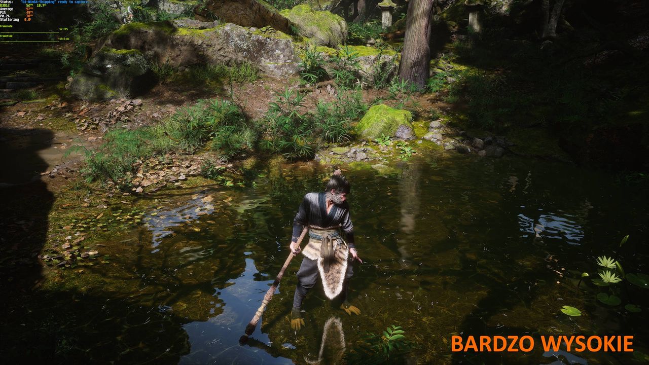 Black Myth Wukong - porównanie 2 - ustawienia bardzo wysokie