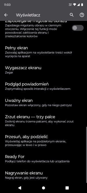 Motorola Edge 30 Neo system wyświetlacz