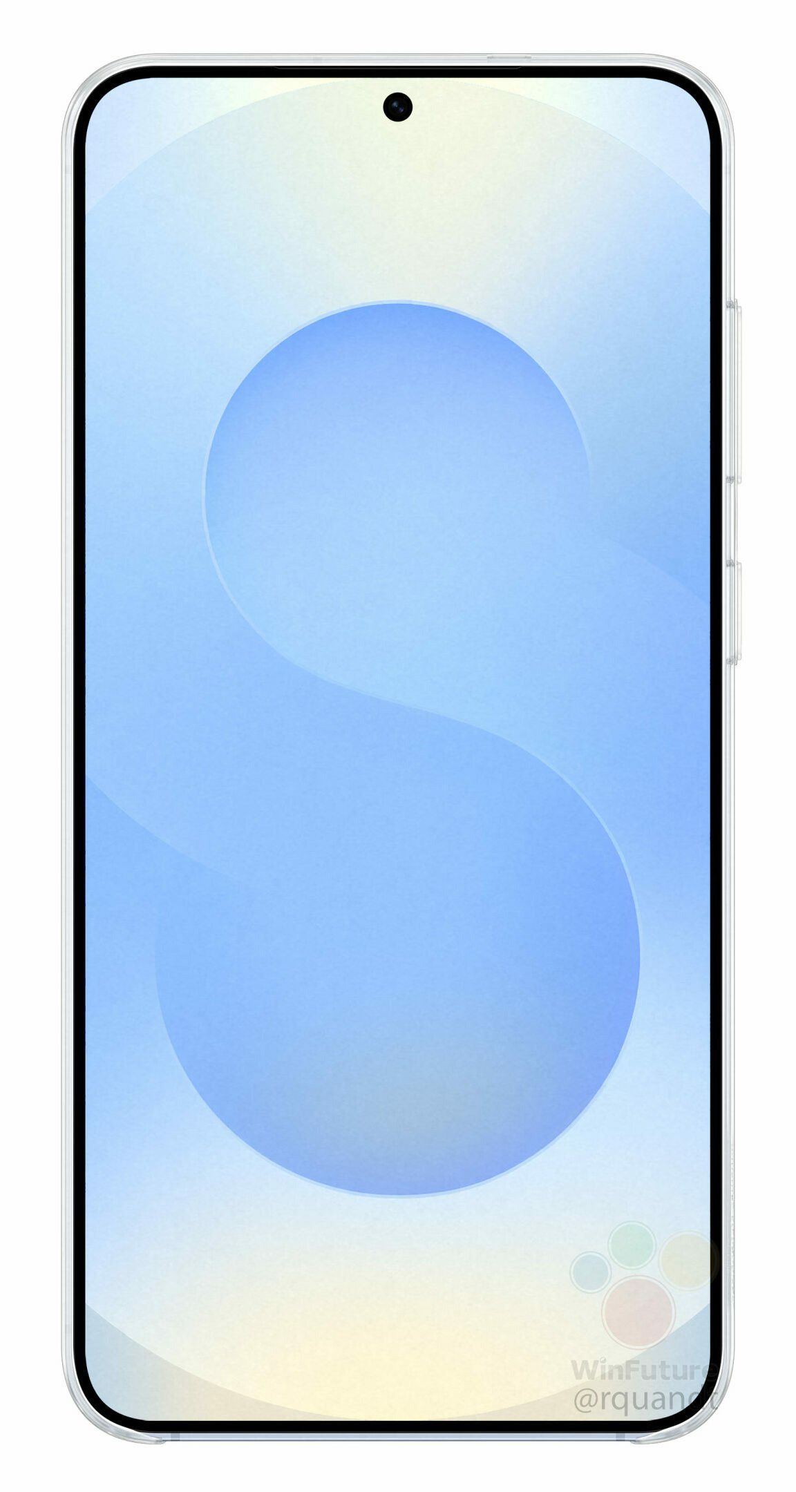 Samsung Galaxy S25+ w silikonowym etui (fot. WinFuture)