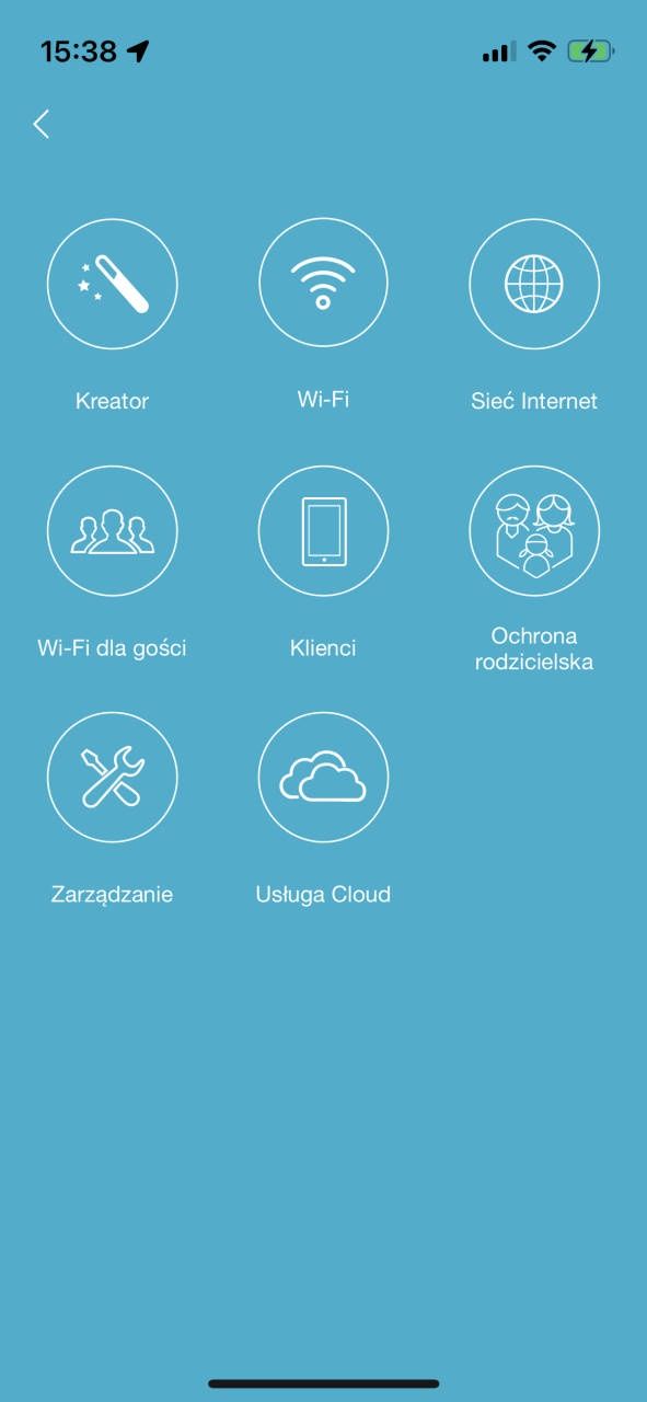 D-Link DIR-2150 - aplikacja menu ustawienia
