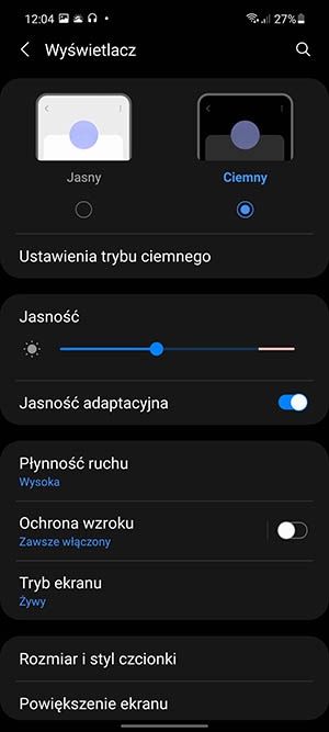 ciemny motyw